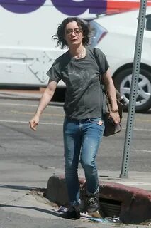 Sara Gilbert out in Los Angeles GotCeleb