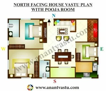 North Facing House Vastu Plan and Tips to Attract Wealth & A