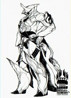 Inktober_02: Warframe_Volkovyi by Liger-Inuzuka Warframe art