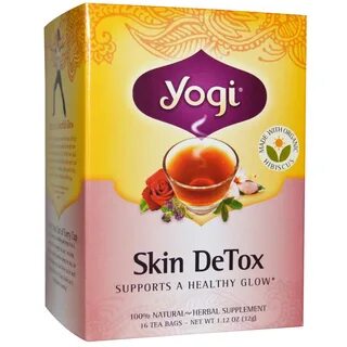 Фото Yogi Tea, Skin DeTox Tea, 16 Tea Bags, 1.12 oz (32 g)
