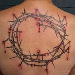 Crown of thorns tattoo ♥ ♥ ♥ by Shelly Clelland Thorn tattoo