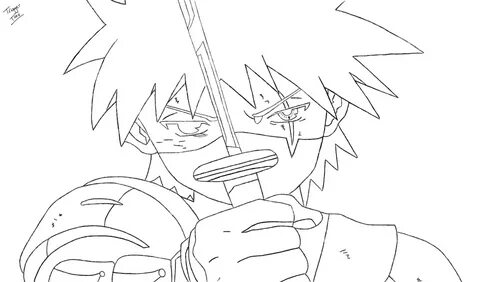 Kakashi Coloring Pages With Sharingan - 44 recent pictures f