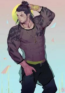 Final Fantasy XV Gladiolus Final fantasy art, Final fantasy 