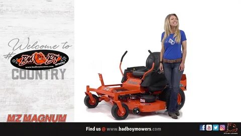 BAD BOY MOWERS HIGHLIGHT OF THE MZ MAGNUM AVAILABLE AT UVC P