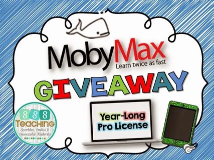 Moby Max Giveaway! - SSSTeaching