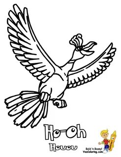 Ho-Oh Coloring Pages - Coloring Home