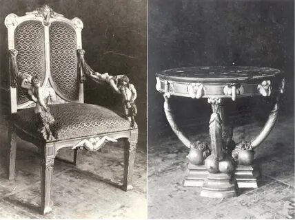 Catherine the Great’s Erotic Furniture; ca. 1930’s. I hope t