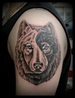 90+ Wolf Tattoos Wolf tattoos, Yin yang wolf, Tattoos