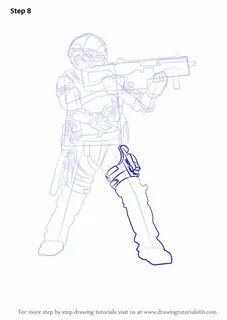 Step by Step How to Draw Jack Cooper from Titanfall 2 : Draw