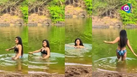 TMKOC’s Nidhi Bhanushali Aka Sonu Enjoys Dives Into Pond In 