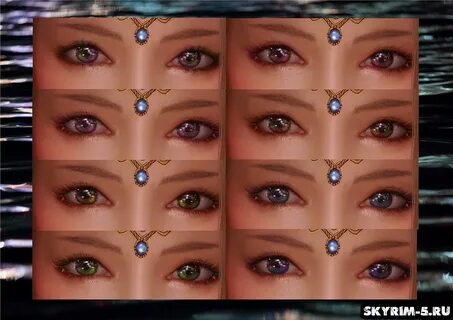 Mikan Eyes для игры Skyrim Скайрим