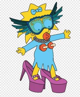 Maggie Simpson Marge Simpson Lisa Simpson Ling Bouvier Bart 