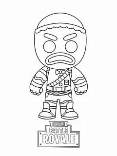 Chibi Merry Marauder wears Gingerbread set Coloring Pages - 