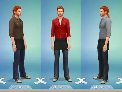 The Sims Resource - Bartender Outfit