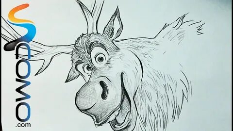 Dibujar a Sven de Frozen, Disney - YouTube