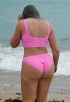 Iskra Lawrence In a bikini at the beach in Miami - Celebzz -