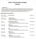 Resume cover letter samples chefs