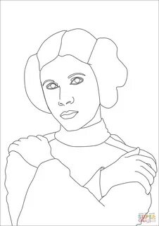 Princess Leia Coloring Pages Mclarenweightliftingenquiry