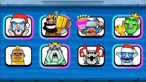 All 196 Clash Royale Emotes TODOS 196 EMOTES do Clash Royale