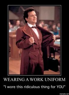 Wearing work uniform My Cousin Vinny Lawyer humor, Law schoo