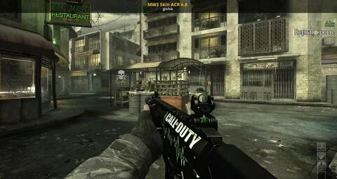 MW3 Skin ACR 6.8. Call of Duty: Modern Warfare 3 Mods