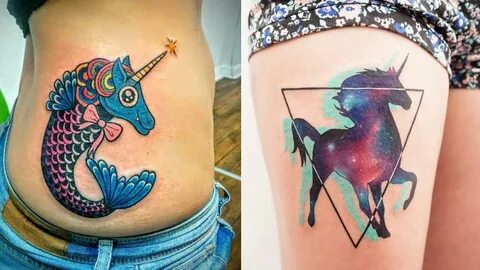 228 Selected Unicorn Tattoos Ideas - Parryz.com