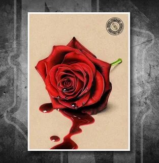 Bleeding Rose Drawing at PaintingValley.com Explore collecti