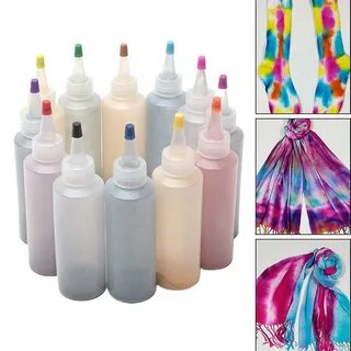 Non Toxic Colorful Diy Fabric Tie Dye Kit - Textile Paints Permanent Craft Fruug