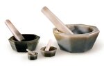 Mortars with pestle Short, 180 ml Mortars and grinding dishe