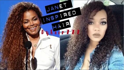 Janet Jackson Inspired Hair Tutorial Dyhair777 Cambodian Hai