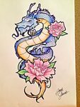 Rose Dragon Tattoo concept Japanese dragon tattoos, Dragon r
