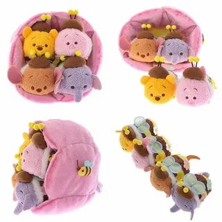 Honey Bee Tsum Tsum Flower Bag Set - Winnie the Pooh, Piglet