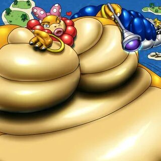Gigantic Wendy Koopa and Koopa Grine's beach time by Demont 