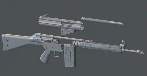 Sergey Pavlov - HK G3A3 Highpoly test