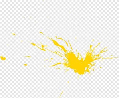 Yellow splash watercolor, yellow, spatter png PNGEgg