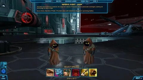 A gameplay shot from SWTOR; Star Wars - The Old Republic. #s