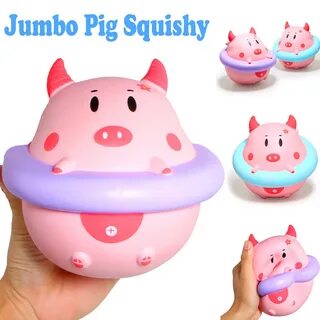 Cute Jumbo Pig Squishy Soft Doll Collectibles Cartoon Cream 