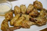 Baked Garlic Parmesan Wings - Cooked by Julie