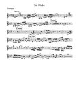 Sir Duke Trumpet Sheet music for Cornet (Solo) Musescore.com