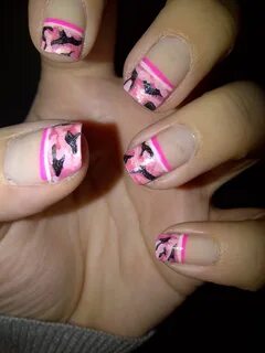 Nails by Valentine: Pink Camouflage Nails Camo nails, Camouf
