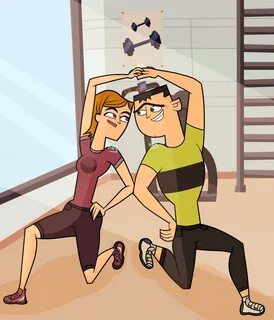 Brick and Jo workout togther Total Drama Official Amino