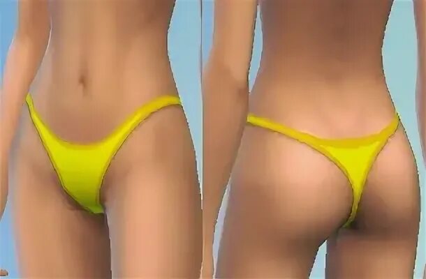 My Sims 4 Blog: Thong Underwear for Teen - Elder Females by 