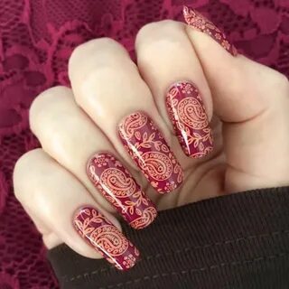 Paisley Pattern Nails For Your Inspiration NailDesignsJourna