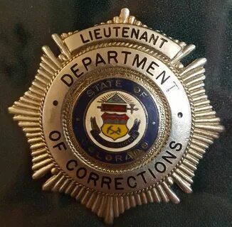Colorado Dept of Corrections Police badge, Badge, Patches