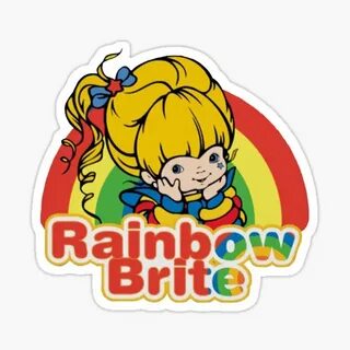 "Rainbow Brite" Sticker by Retrop0lis Redbubble