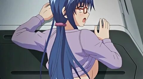 Haitoku no Kyoukai Ravages a Blue-Haired Beauty.