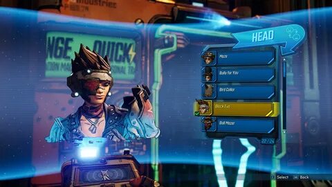 Borderlands 3 All Moze Heads Lists Cult Of Gamer Diagram Dat