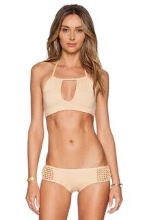 Frankies Bikinis ТОП БИКИНИ KOA в цвете Nude REVOLVE