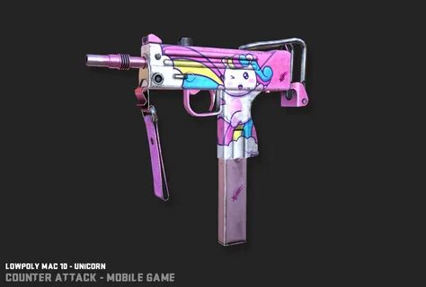 Ivan Yosifov - Mac10 Unicorn Skin - Mobile FPS Weapon