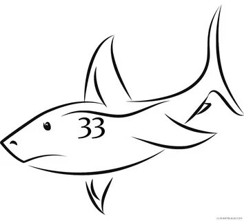 Shark Outline Svg 600 SVG PNG EPS DXF File